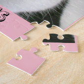 Puzzle Chat blanc mignon J'aime Chats Dit (Côté)
