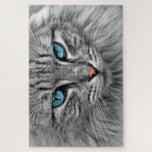 Puzzle Chat bleu - (Vertical)
