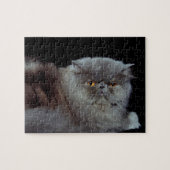 Puzzle Chat bleu perse (Horizontal)