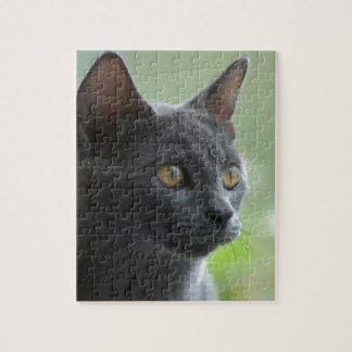 Puzzle Chat bleu russe