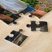 Puzzle Chat Bloque L'escalier Pendant Les Courses (Côté)