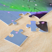 Puzzle Chat Cheshire Surreal s'estompe dans l'Arrière - p (Côté)
