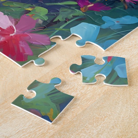 Puzzle Chat coloré du Bengale (Côté)