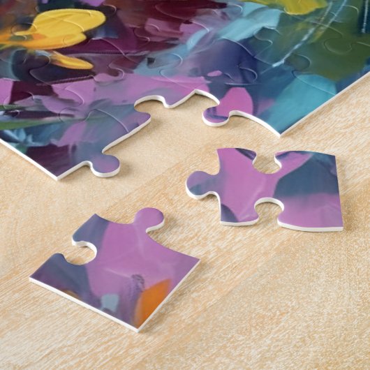 Puzzle Chat coloré du Bengale (Côté)