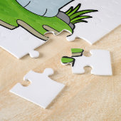 Puzzle Chat comme joueur de basket-ball avec basket-ball (Côté)