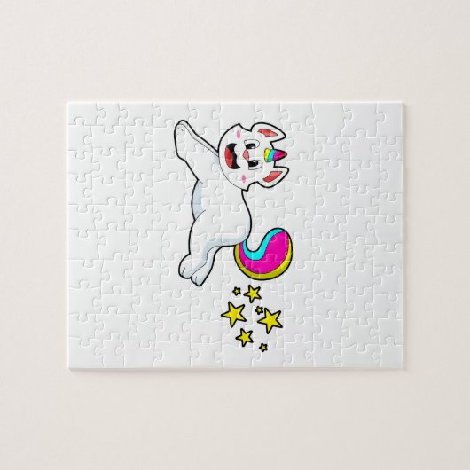 Puzzle Chat comme licorne (Horizontal)