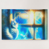 Puzzle Chat couché (Horizontal)