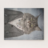 Puzzle Chat dans des vêtements (Horizontal)