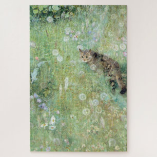 Puzzle Chat dans la prairie d'été, Bruno Liljefors