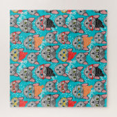 Puzzle Chat dans le casquette (Horizontal)