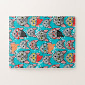 Puzzle Chat dans le casquette (Horizontal)