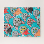 Puzzle Chat dans le casquette (Horizontal)