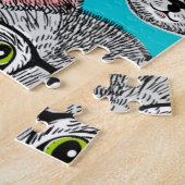 Puzzle Chat dans le casquette (Côté)