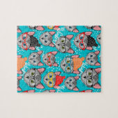 Puzzle Chat dans le casquette (Horizontal)