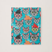 Puzzle Chat dans le casquette (Vertical)