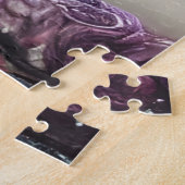 Puzzle Chat dans une Forêt Magique Art Généré par IA (Côté)
