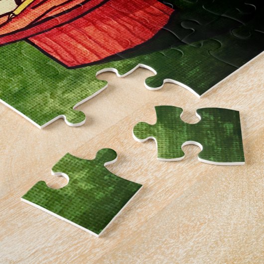 Puzzle Chat d'artiste (Côté)