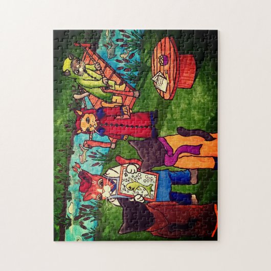Puzzle Chat d'artiste (Vertical)