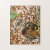 Puzzle Chat d'automne (Vertical)