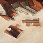 Puzzle chat de bibliothèque #1 énigme (Côté)