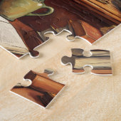 Puzzle chat de bibliothèque #1 énigme (Côté)