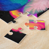 Puzzle Chat de calicot coloré (Côté)