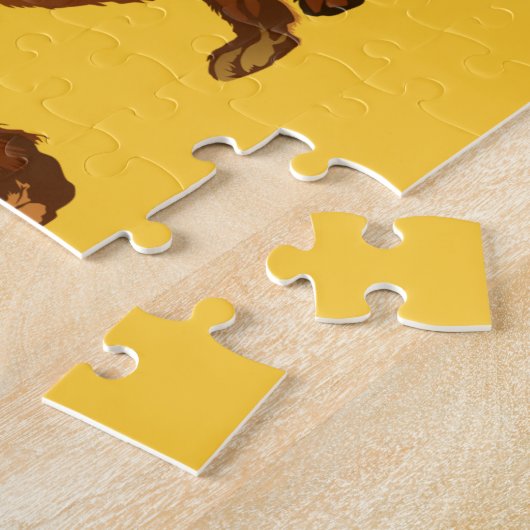 Puzzle Chat de dent de sabre (Côté)