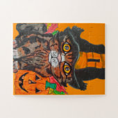 PUZZLE CHAT DE HALLOWEEN SUCRÉ (Horizontal)