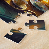 Puzzle Chat de la bibliothèque verte vue côtière (Côté)