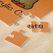 Puzzle Chat de loup-garou d'Halloween (Côté)