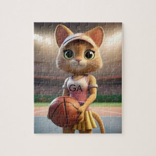 Puzzle Chat de Netball Féminin,