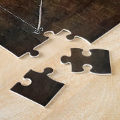 Puzzle chat de pêche à l'aquarelle (Côté)