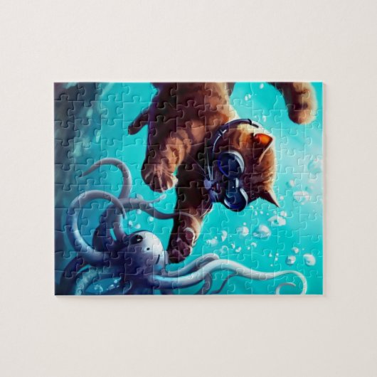 Puzzle Chat de plongée (Horizontal)