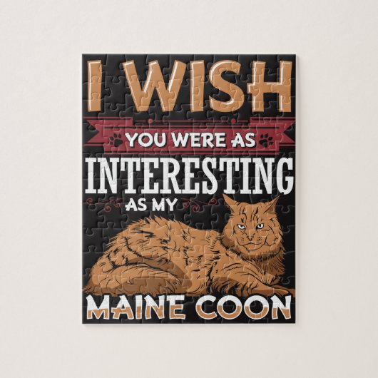 Puzzle Chat de ragondin du Maine (Vertical)