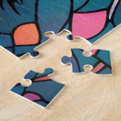 Puzzle Chat de style Verre verni aquarelle (Côté)