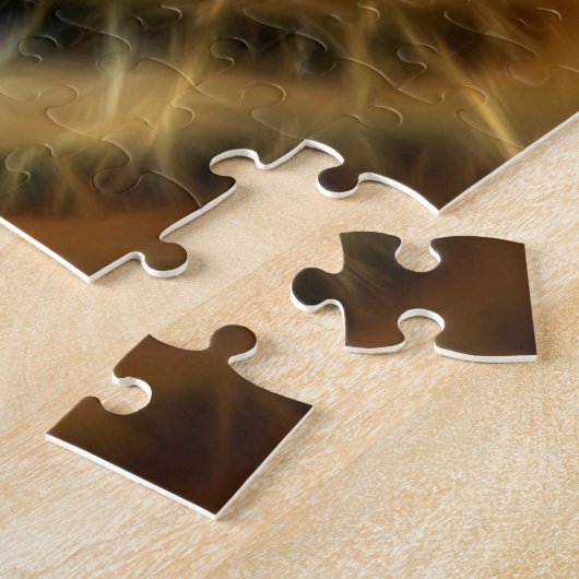 Puzzle Chat de tir de tigre (Côté)