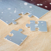 Puzzle Chat d'hiver Ginger (Côté)