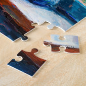Puzzle Chat dormant sur l'appui de fenêtre (Côté)