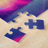 Puzzle Chat Drôle Cool Psychédélique lunettes (Côté)