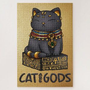 Puzzle Chat égyptien Dieu Bastet Chat sont dieux
