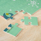 Puzzle Chat elf de Noël (Côté)