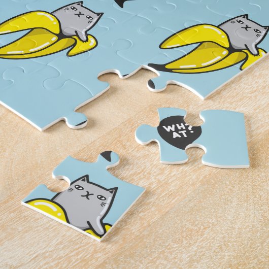 Puzzle Chat en banane (Côté)
