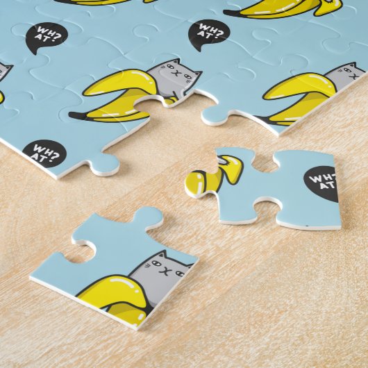 Puzzle Chat en banane (Côté)