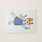 Puzzle Chat en coiffeur avec ciseaux (Horizontal)