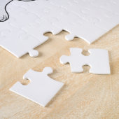 Puzzle Chat en coiffeur avec ciseaux (Côté)