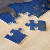 Puzzle Chat en peinture japonaise (Côté)