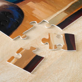 Puzzle Chat et bouquets siamois dans Vases aquarelle (Côté)