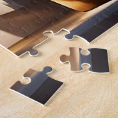 Puzzle Chat et fleurs dans une fenêtre ensoleillée (Côté)