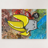Puzzle Chat et les couleurs (Horizontal)