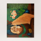 Puzzle Chat et miroir (Vertical)